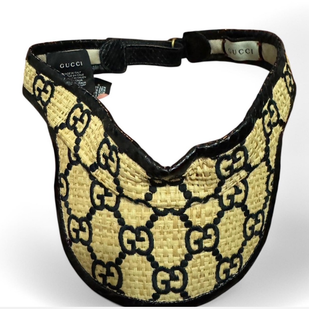 Gucci GG Straw Visor